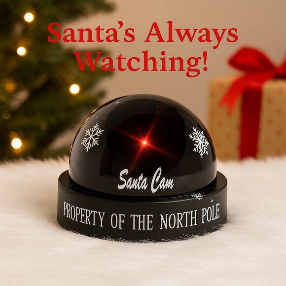 Christmas Santa Cam Kids Holliday Decor Fake Camera Elf Surveillance Toy Prank - Picture 1 of 9